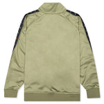 Kid's 222 Banda Dullo Track Jacket - Green Salvia/Black Smoke/Red Orangeade