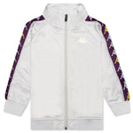 Kid's 222 Banda Dullo Track Jacket - Grey/Violet Bloom/Yellow