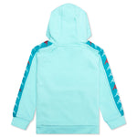 Kid's 222 Banda Hurtado 3 Hoodie - Green Water/Blue Peacock/Red Toreador