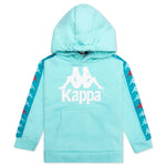Kid's 222 Banda Hurtado 3 Hoodie - Green Water/Blue Peacock/Red Toreador