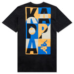 Kid's Authentic Molongio T-Shirt - Black Smoke/Orange Salmon/Blue Princess