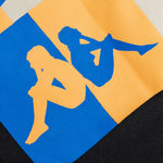 Kid's Authentic Molongio T-Shirt - Black Smoke/Orange Salmon/Blue Princess