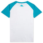 Kids Authentic Pop Elaysa T-Shirt - White/Green Sea