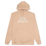 Logo Tape Apet 2 Hoodie - Beige LT/Pink LT/Red Cherry