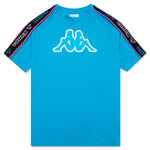 Logo Tape Avirec 2 T-Shirt - Blue Turkis/Black