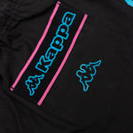 Logo Tape Colm Shorts - Black/Blue Turkis
