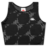 Women's Authentic Katvan Crop Tank - Black/Grey