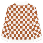 Checkered Sweater - Burnt Orange