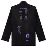 Embroidery Suit Top - Black