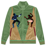 Dancer Velour Track Jacket - Green