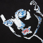 Girl Painting Tee - Black/Red