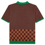 Martini Knit Polo - Brown