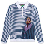 Sir Striped Knit Rugby - Blue