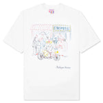 Tandem Bike Tee - White