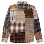 Work Face Checked Cotton Shirt - Beige