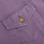 Swingset Denim Top - Purple