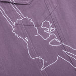 Swingset Denim Top - Purple