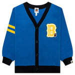 Kid's B Motif Relaxed Fit Sweat Cardigan - Blue
