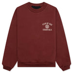 Kid's Fleece Crewneck - Crimson