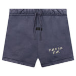 Kid's Heavy Fleece Soccer Short - Marine