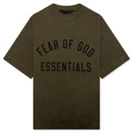 Kid's Jersey Crewneck Tee - Olive