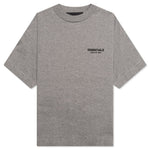 Kid's Jersey Crewneck Tee- Heather Gray