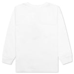 Kid's ABC Camo Shark L/S Tee - White/Green