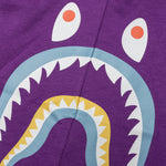 Kid's Colors Side Shark Tee - Purple