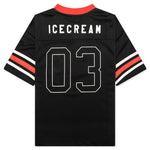 Kids Oversized Game Jersey S/S Knit - Black