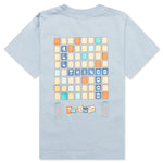 Kids Scrabble Tee - Clear Blue