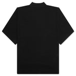 Rustic Knit T-Shirt - Black