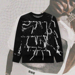 Nahmias x Kodak Black Knit Lyric Crewneck - Black