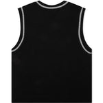 Knitted 24 Basketball Jersey - Black