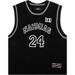 Knitted 24 Basketball Jersey - Black