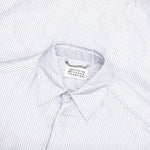 Padded Stripe L/S Shirt - Blue