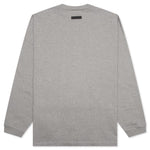 Heavy Jersey L/S Tee - Dark Heather Oatmeal