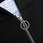 Lace Panel Hoodie - Black