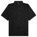Lacy Button Down - Black