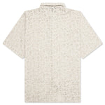 Lacy Button Down - Tan