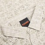 Lacy Button Down - Tan
