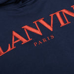 Embroidered Hoodie - Navy