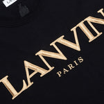 Embroidered Oversize Tee - Black
