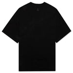 Embroidered Oversize Tee - Black