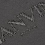 Paris Embroidered Hoodie - Elephant Grey