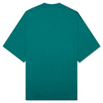 Paris Embroidered Oversize T-Shirt - Teal Blue