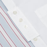 Patchwork L/S Shirt - White