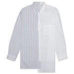Patchwork L/S Shirt - White