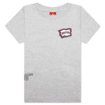 Kids Lava Flag S/S Tee - Heather Grey