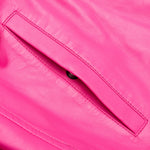 Leather Jacket - Bubble Pink