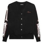 Leopard Bones Cardigan - Black